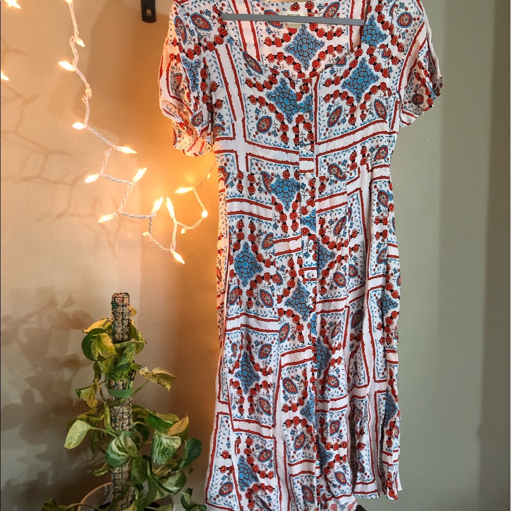 Anthropologie print dress